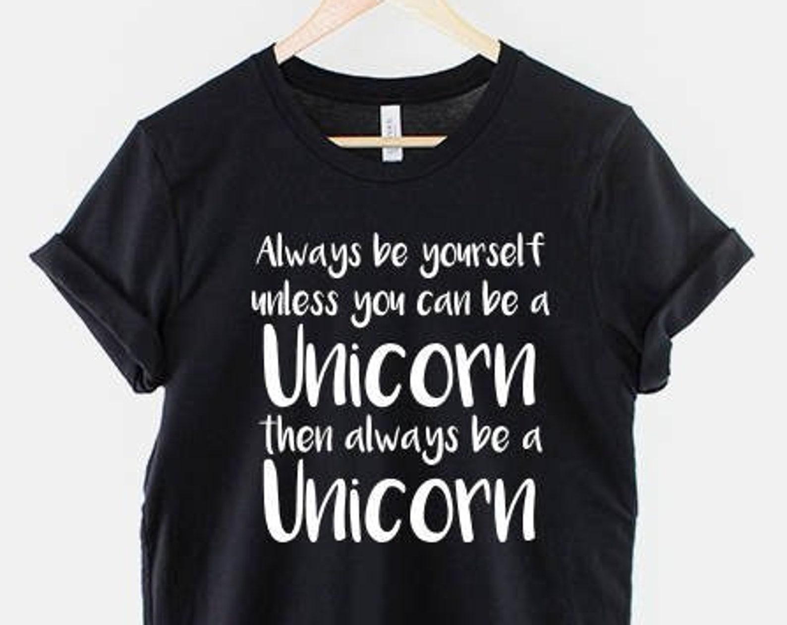 Unicorn Graphic Tee: Whimsical Spirit, Soft Ring Spun Cotton, Casual Wear 2XL