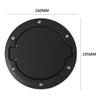 Gas Tank Cap Cover Car Fuel Filler Door Cover Aluminum Alloy Fuel Door Gas Tank Cover for  Wrangler JK 2007-2017 Accessories