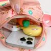 1 Piece  Multifunctional Storage Bag Capybara Printed Crossbody Bag Cute Doll Portable Chest Bag Kawaii Kids Gift