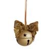 Retro Christmas Chime Bell Iron Pine Cone Bell Pendant  Window Display Pendant