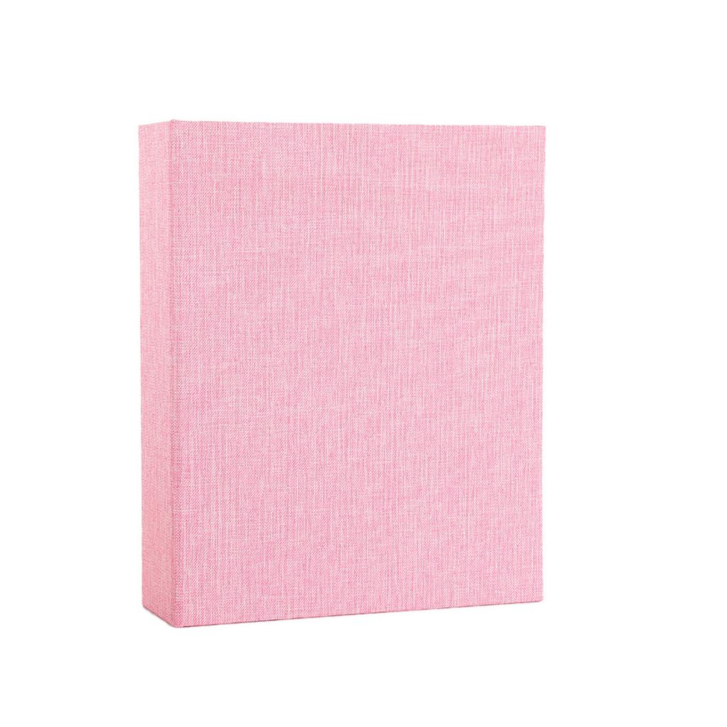Linen Photo Album with 100 Slots for 46 Photos, Memory Book