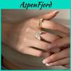 Exquisiter Weißer Perlmutt Schmetterlingsring für Damen Elegantes Geometrisches Design