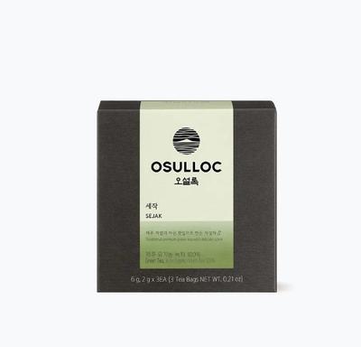 Osulloc תה ירוק סיני - 3 שקיות תה פרימיום לטעם רענן