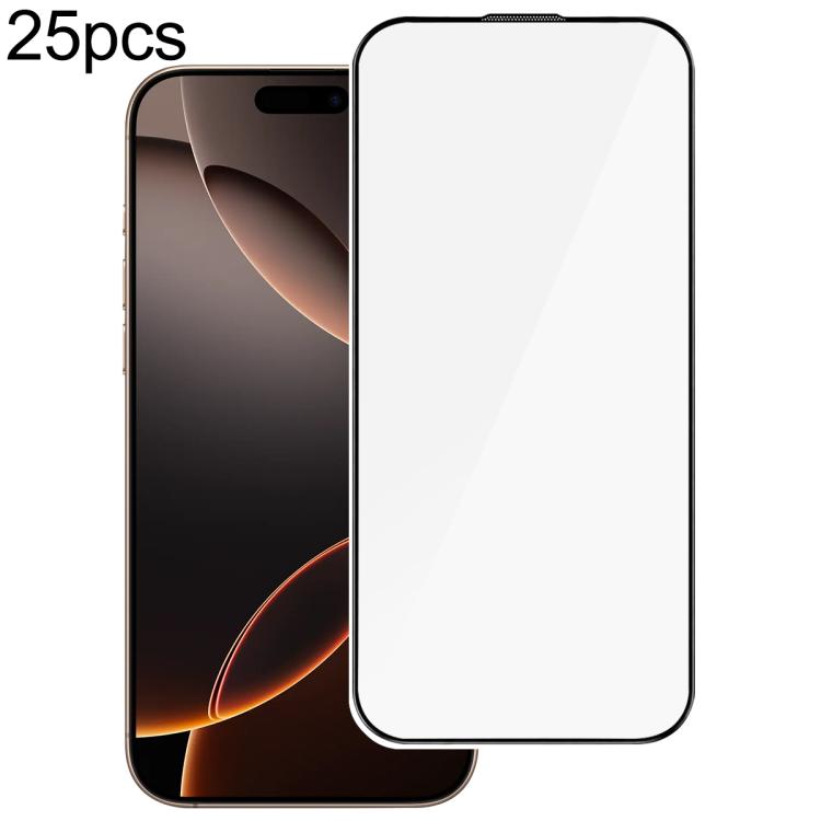 25pcs High Aluminum 380 Glue Silk Screen Printed Tempered Glass Film