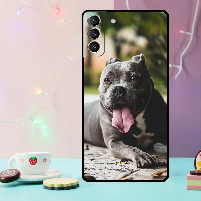 

Pit Bull Pitbull Dog Phone Case For Samsung Galaxy S25 Ultra S20 S21 S22 S23 Plus S9 S10 S25 FE S24 Ultra Cover Galaxy S21