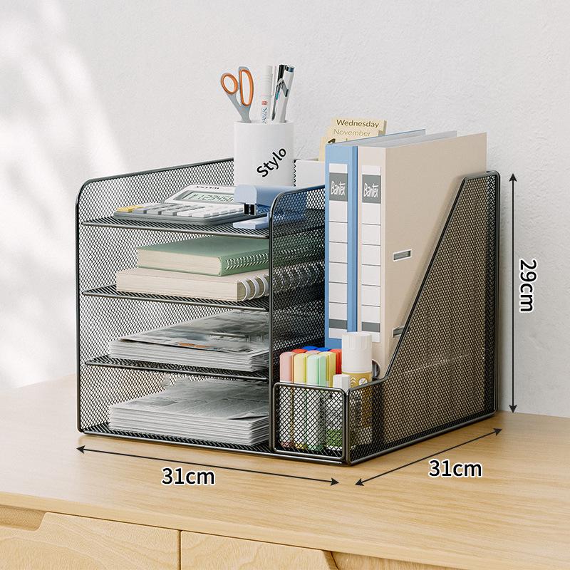 

Органайзер для файлів формату А4 та коробка для зберігання для робочого столу або книжкової полиці