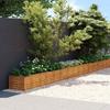 VidaXL Raised Garden Bed 770x50x36 Cm Corten Steel 151981