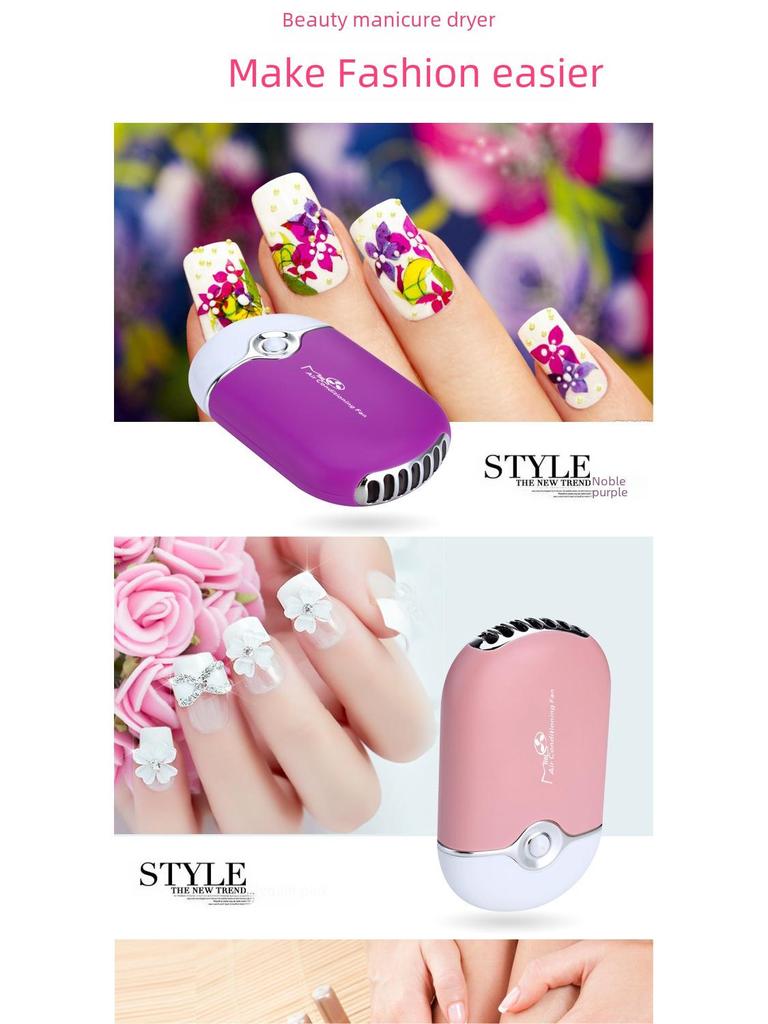 Rechargeable Mini Eyelash Dryer Fan for Grafting & Conditioning