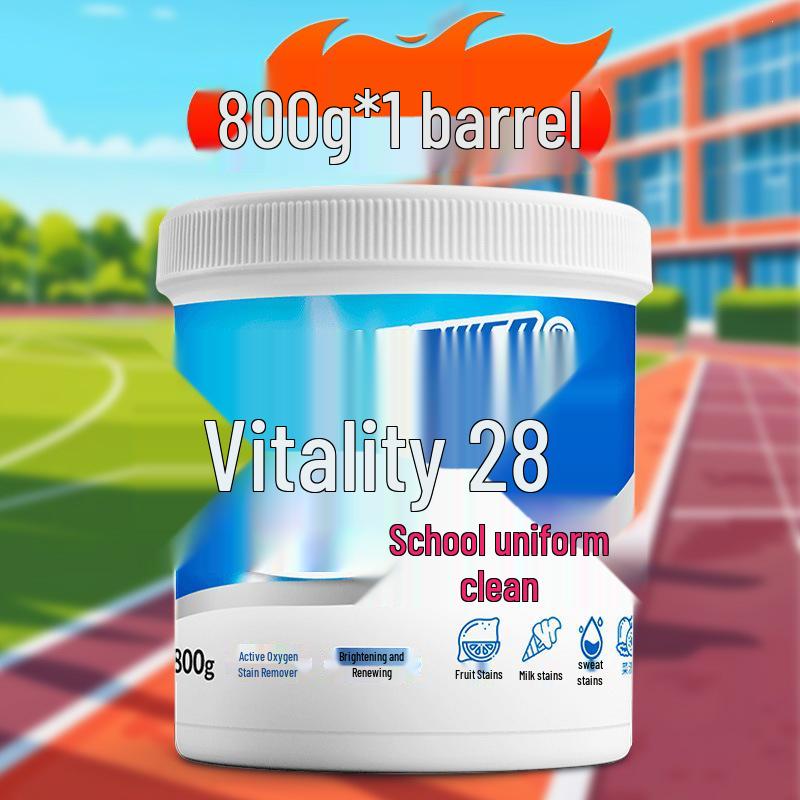 Vitality Stain Remover: Active Oxygen Laundry Salt for Uniform Whitening & Yellowing Removal