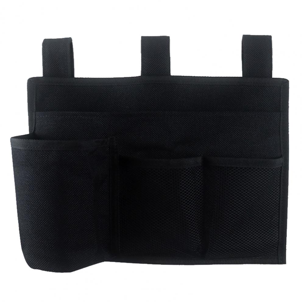

Bedside Storage Hanging Bag Cell Phone Remote Control Holder for Bed Versatile Bunk Bed Storage Bag Maximize for Long-lasting чорний