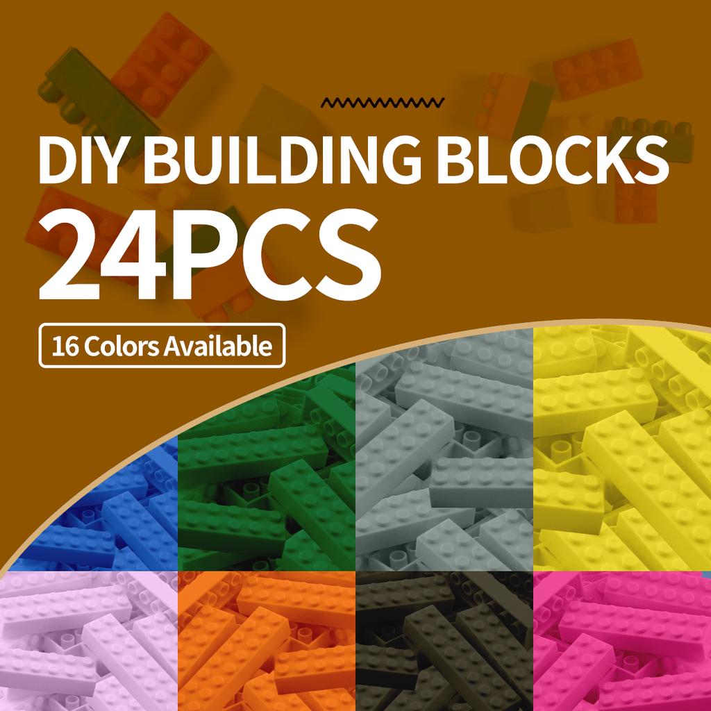 Non-Toxic 100G 2X8 High Brickbuilding Blocks Thick Figuresbricks Dots Educational Creative Sizecompatible With Plastic Toys Forchildren