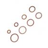 80pcs Solid Copper Sump Plug Assorted Washers Metal Kit Garage Engine Set with Box