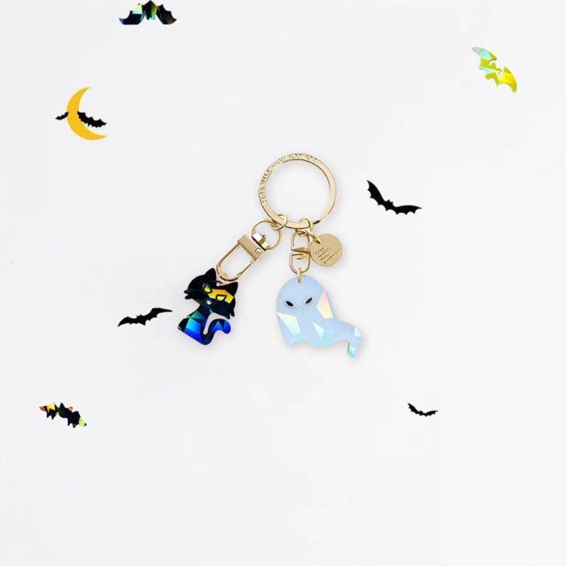 Silicone Specter Bat Cat Holographic Molds Light Shadow Earrings Pendant Mold DIY Ornaments Jewelry Epoxy Crafting Mold