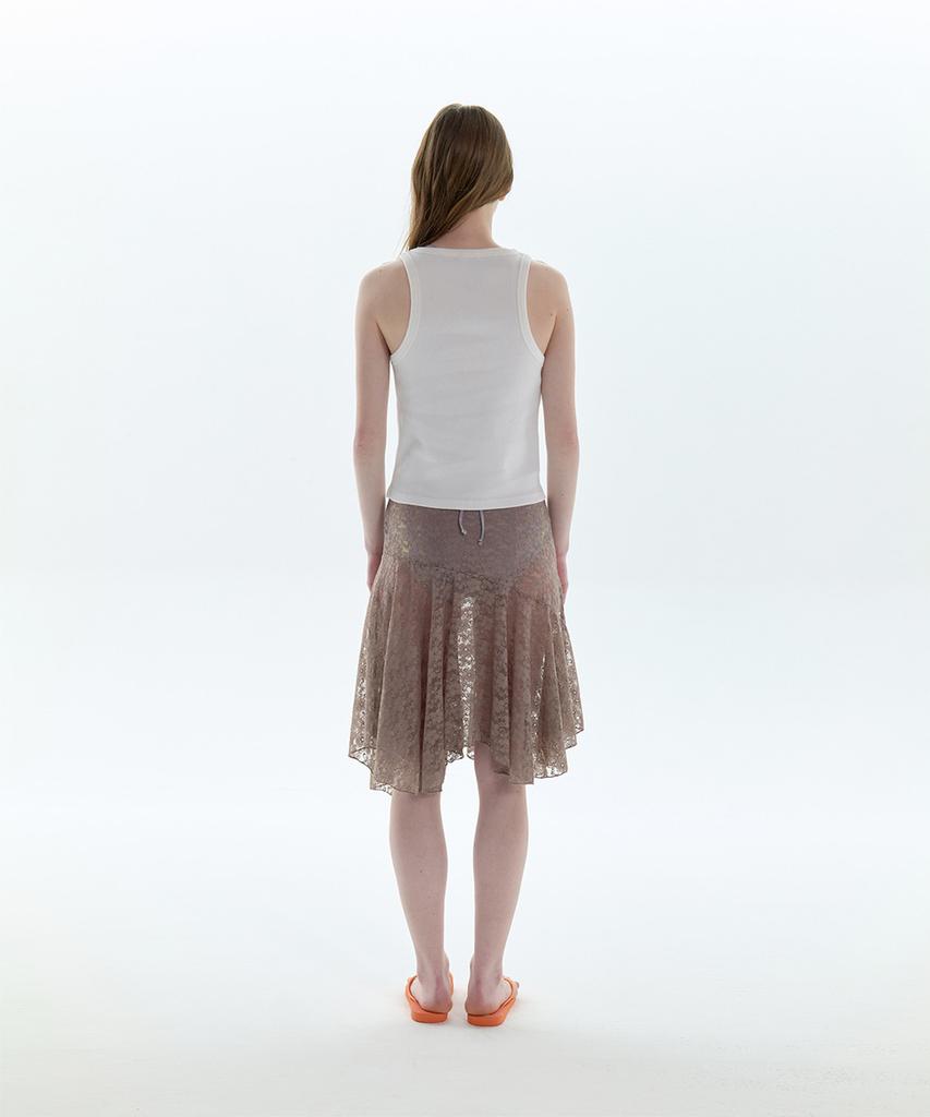 PISCESS Flower Sleeveless Top_Orange