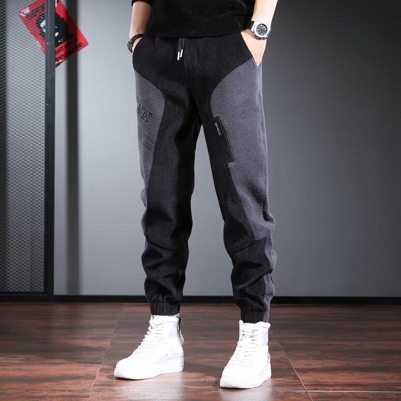 Herfst Winter Nieuwe Collectie Losse Casual Harem Broek met Manchetten Trendy Straatmode High-End Gevoel Veelzijdige Herenbroek