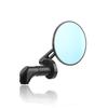 XINMOZR FOR XSR125 XSR-125 Adjustable Mirror Motorcycle Retro Rearview Mirror Aluminum Alloy Motorcycle Repair Accessories (Silver, Logo)