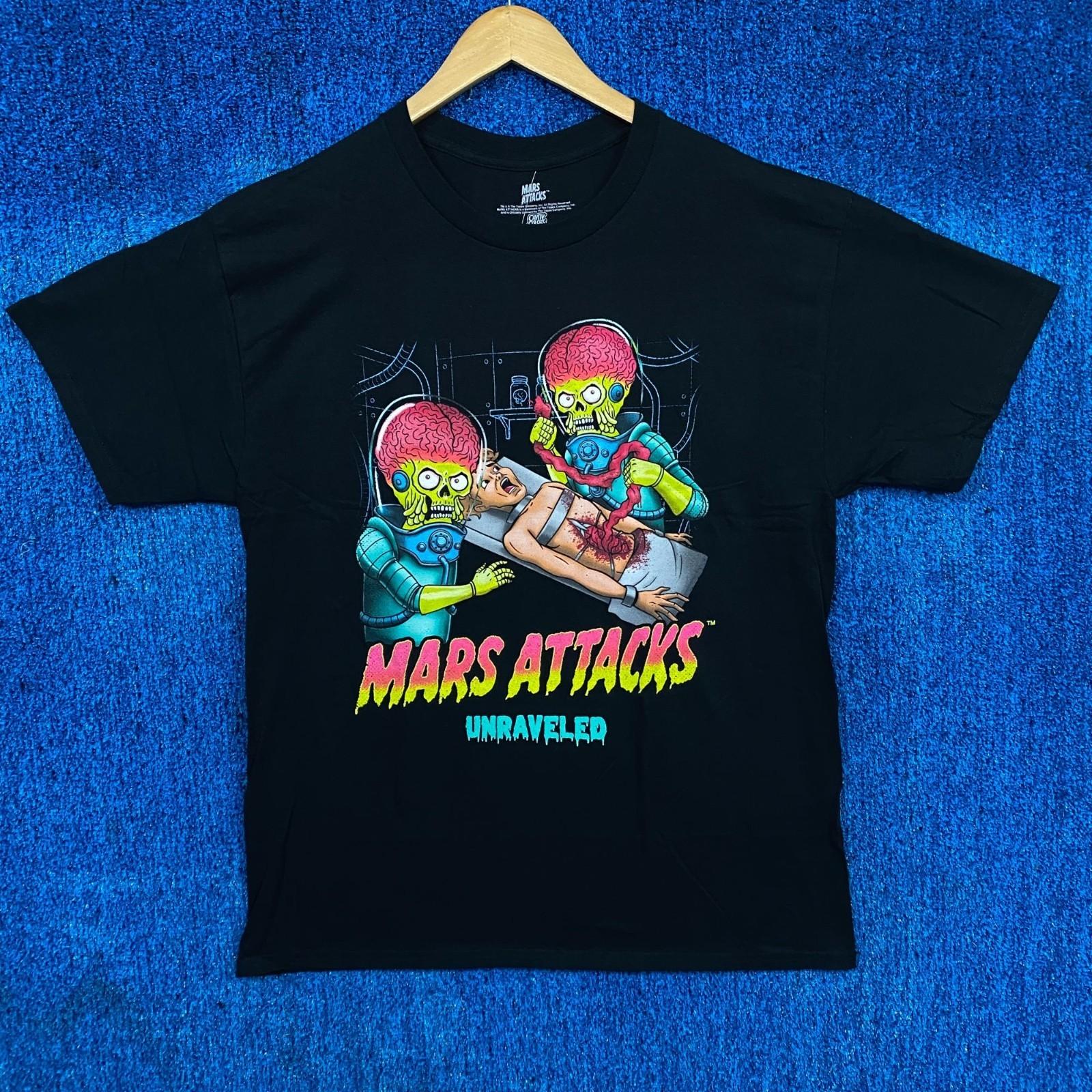 Mars Attacks Horror Sci Fi Movie T-shirt Large Unisex T-Shirt XXL