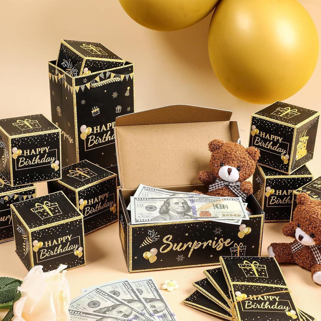 Valentijnsdag verrassing springdoos verjaardag creatieve geschenkdoos stuiterende rode envelop geschenkdoos