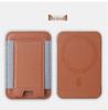 MagSafe Compatible iPhone 12/14 Pro Leather Card Holder with Elastic Band