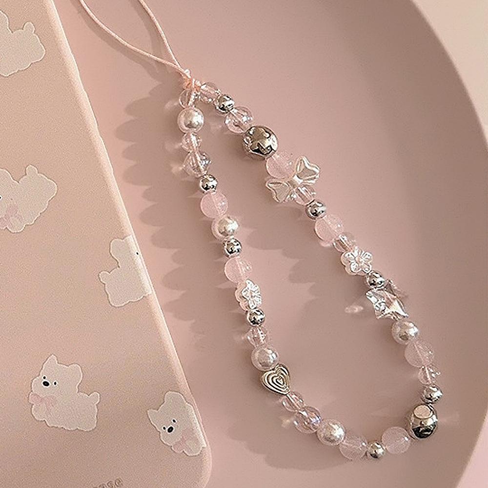 Colorful Chain Mobile Phone Case Lanyard for Apple/For Huawei Portable Wrist Strap Rope Personalized Ins Dopamine Pendant