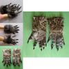 Plush Wolf Claw Latex Gloves Halloween Prop Costume Accessory For Kids And Adults