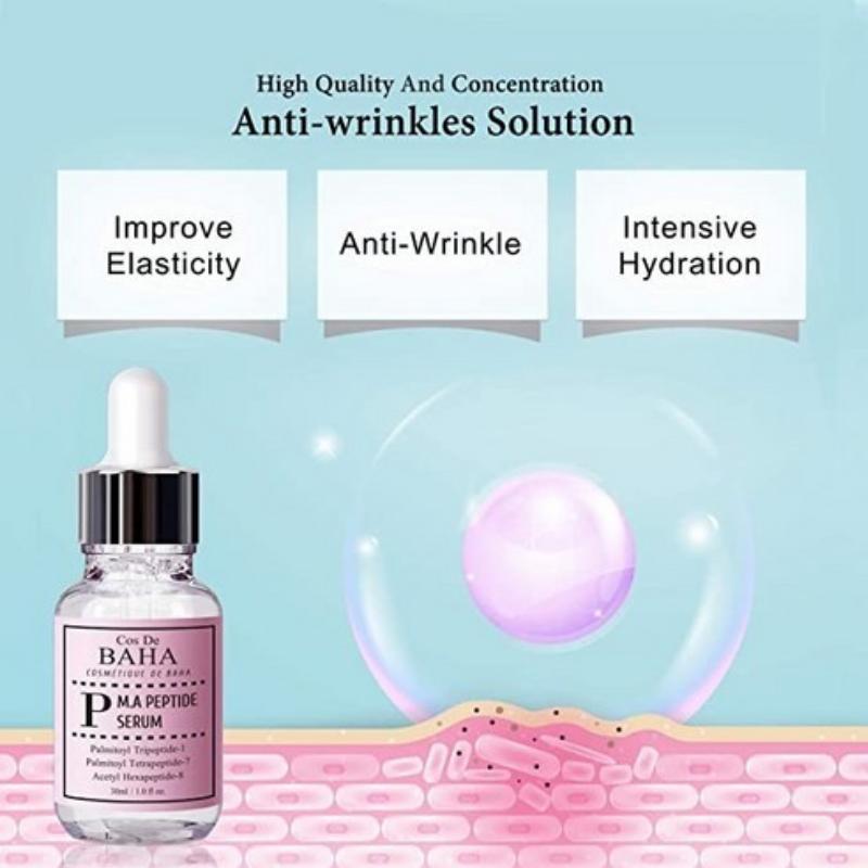 Cos De BAHA P Peptide Skin Wrinkle Whitening Functional Serum Face Elastic Ampoule 30ml