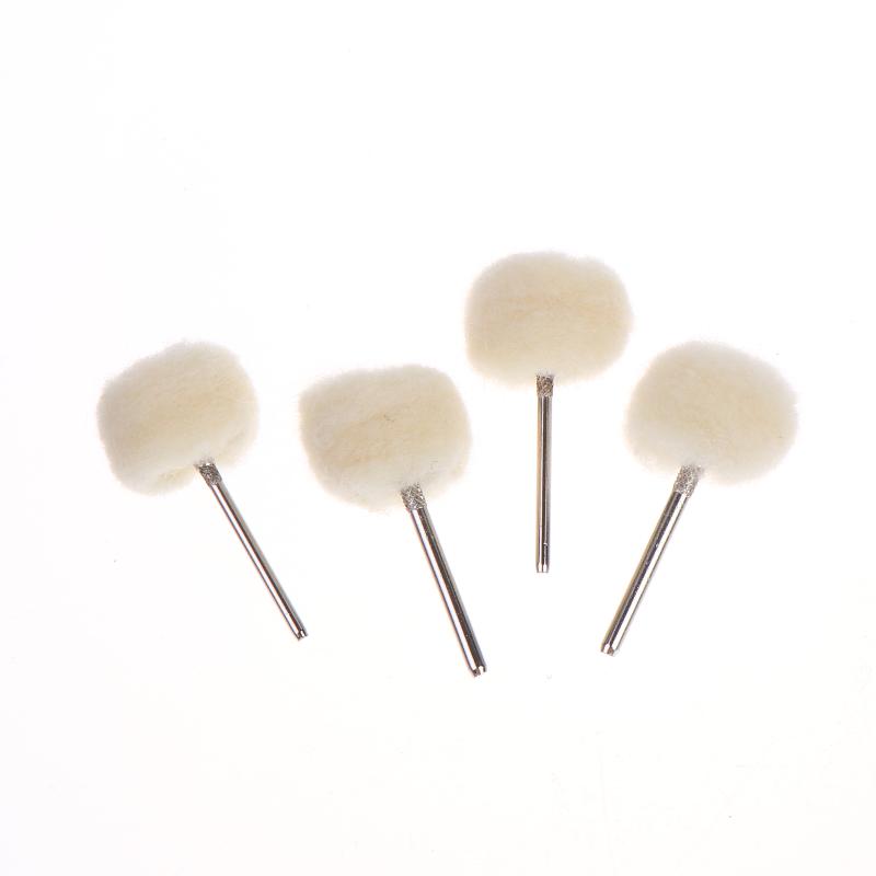 10Pcs Mini Grinding Sanding Head Abrasive Disc Felt 2.35/3Mm Shank Buffing Wheels Metal Polish Brush Drill Rotary Tool