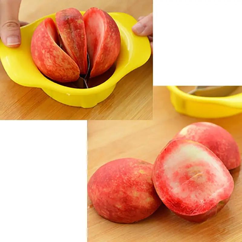 Stainless Steel Mango Peach Divider Cutting Mango Gadget Meat Artifact Kitchen Fruit Peeling and Cutting Divider