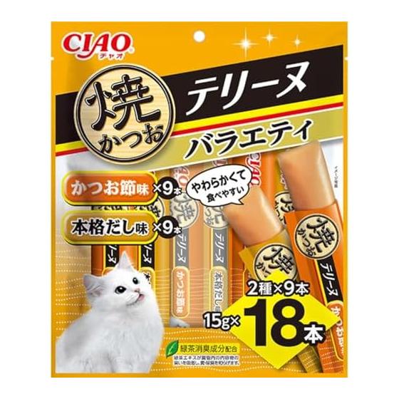 CIAO Grilled Bonito Terrine 18 pieces Variety