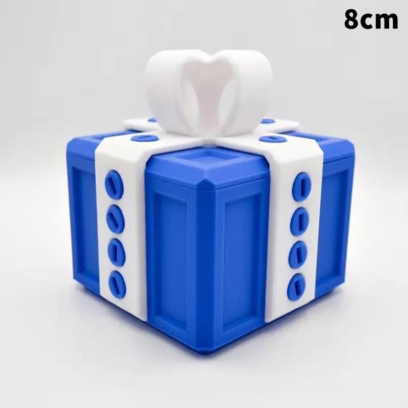 Cutie cadou enervantă cu șuruburi Cutii cadou enervante mari Cutie cu șuruburi farse Cutie cadou imprimată 3D Container pentru carduri de bani Cadou de Crăciun