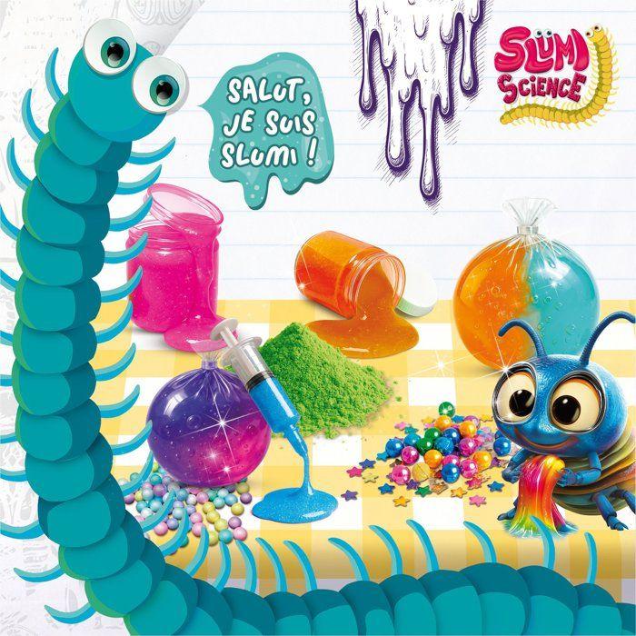 SLUMI SCIENCE Squish Ball - Kit Créatif - LISCIANIGIOCHI - Slime & Billes Colorées - Dès 7 ans