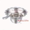 5Pcs Stainless Steel Tea Strainer Fine Mesh Tea Leaf Funnel Filter for Tea and Coffee Kitchen Accessories
