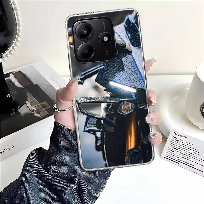 Sport Car Motorcycle H2R Cool Soft Phone Case For Xiaomi Redmi Note 15 14 14S 13 12 Pro Plus 12S 11 11S 11E 10 10S 11T 5G Fundas Redmi Note 14S