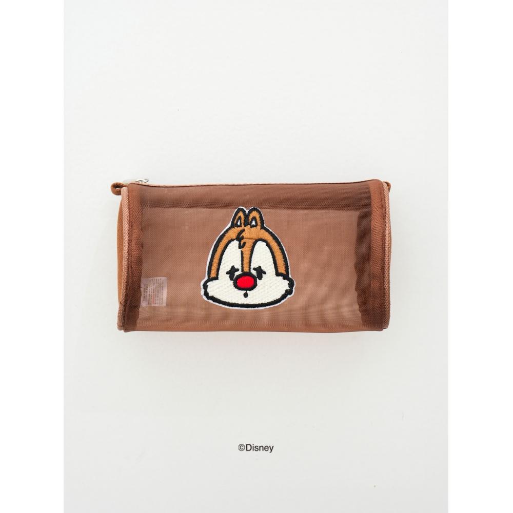 Daiso Disney Chip Dale Cylindrical Mesh Pouch Dale