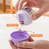 Transparent 4 Grids Pill Cases Visible Pill Box Lightweight Mini Pill Storage Box  Travel