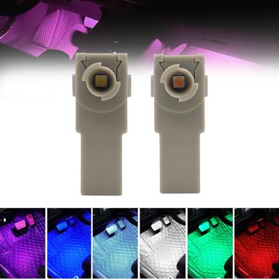 LED Interior Light Foot Lamp for Toyota Multicolor of [pack 2] (pink) [product]
