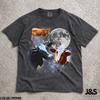 Three Cow Moon Shirt, Funny 90s Vintage Aesthetic Graphic Tee, Retro Comfort Colors® Farm Animal Top, Ironic Wolf Moon Parody Gift