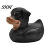 Funny Dog Car Decoration 3D Printed Rottweiler Duck Figurine, Dashboard Ornament Ornament, Desktop Entry Creative
