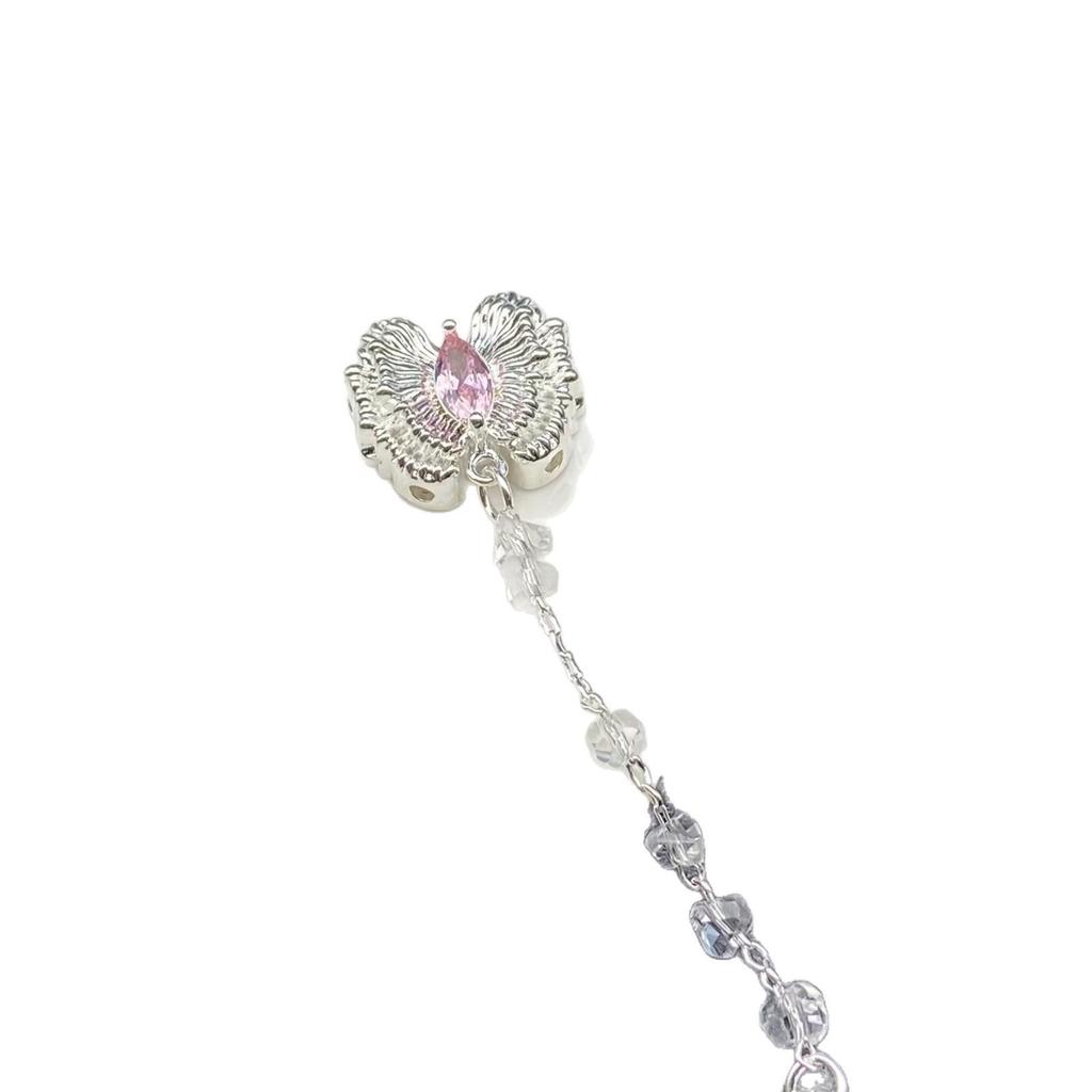 Inlaid Zircon Marquise Beading Chain: Handmade Crystal Jewelry Accessory with Micro-Diamond Detail