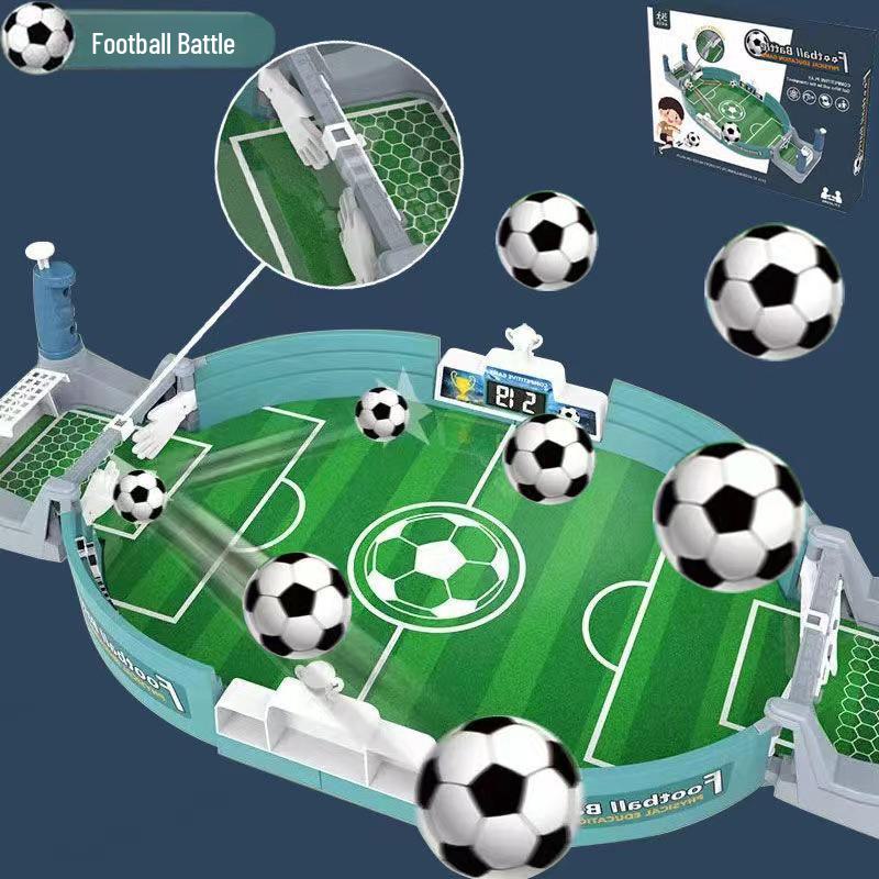 Children's Table Football Double Battle Game: Parent-Child Interactive Desktop Puzzle Competition