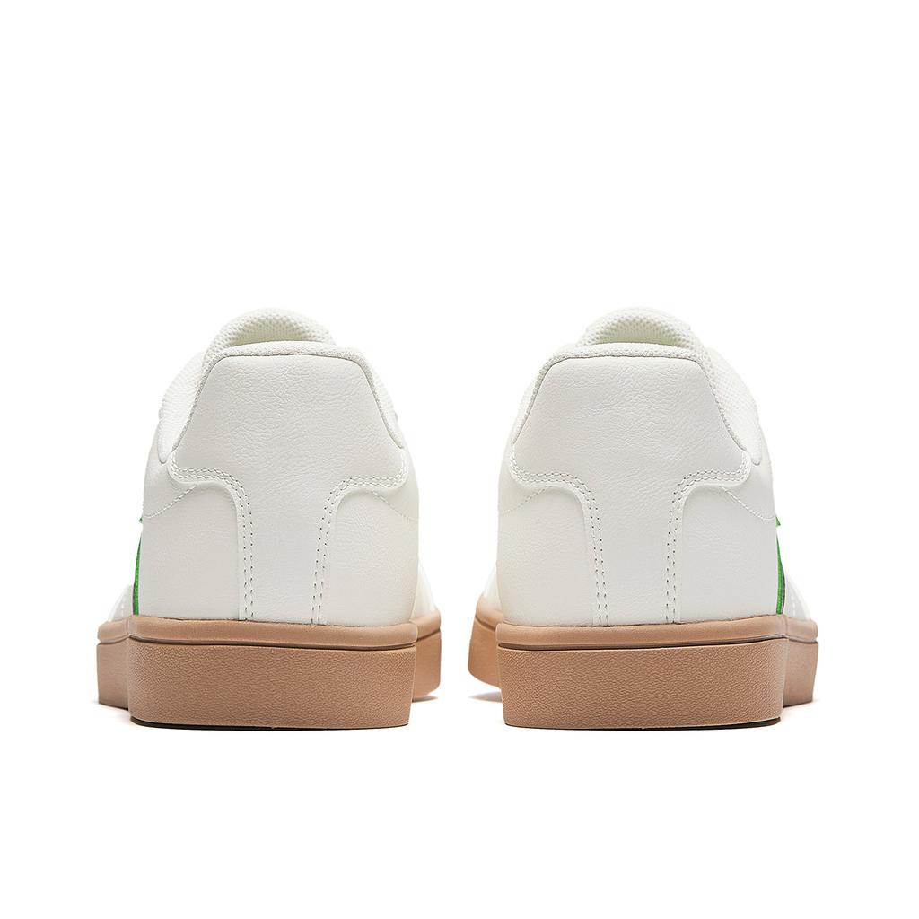 Anta Vitality Classic Retro Campus Life Fashion Versatile Minimalist Low-Top Sneakers Men Sneakers Ivory-White Mushroom-Green 912618099-5