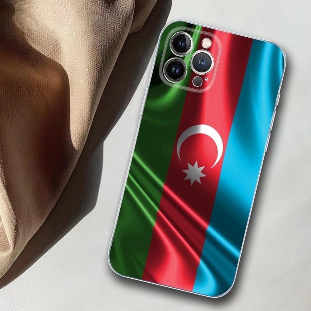 

Чехол для мобильного телефона Apple IPhone16Pro Max, чехол для мобильного телефона с флагом Азербайджана, окрашенный и устойчивый к падениям Huawei iPhone 12 Pro Max