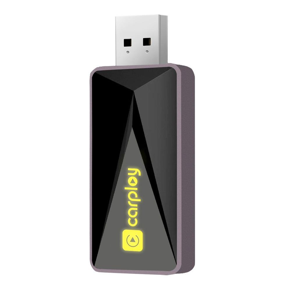 

Wireless Carplay Adapter Dual Channel Auto with Colorful Gradient Light for Original Wired Carplay colorful