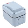 Balcony Lighting 1 Gang Wall Switch IP66 Rated Outdoor Switch LED Indicator -10 60 Clear Wiring Markings Multiple Mounting Holes
