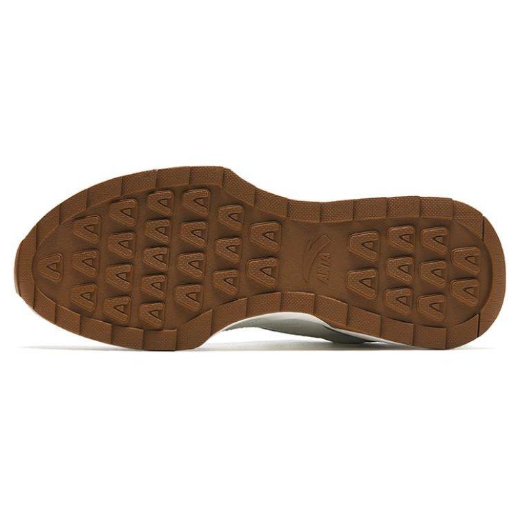 Anta Lightweight Slip-Resistant Durable Low-Top Sports Casual Shoes Women sneakers White Black 122338879-1