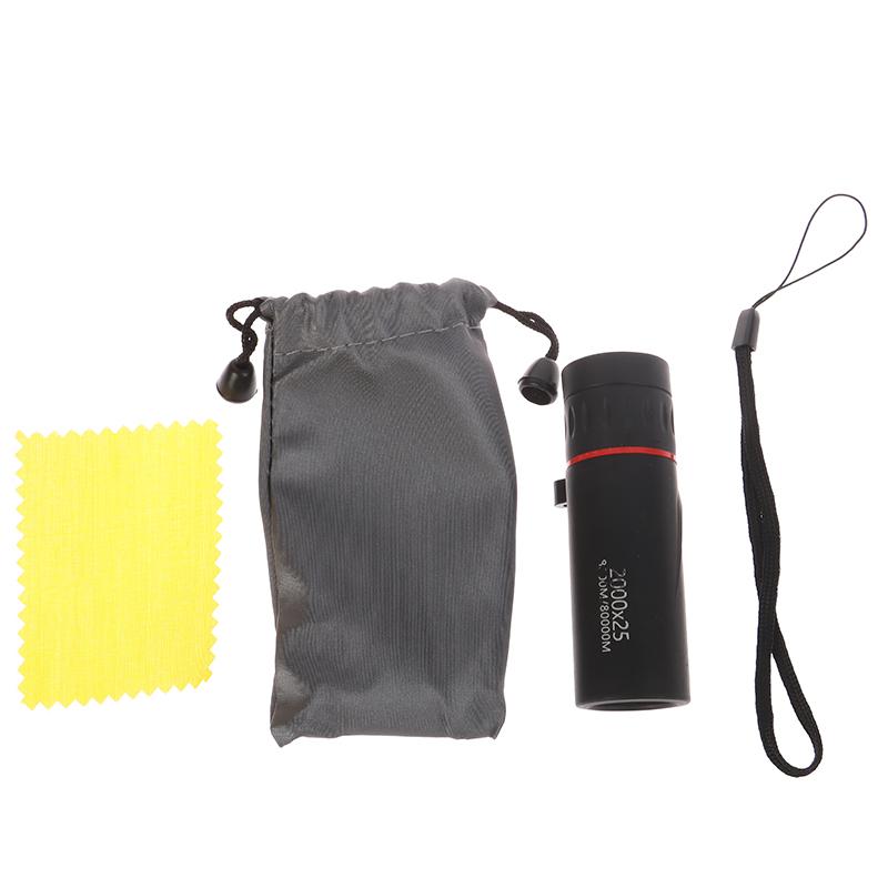 Mini Monokulärt Teleskop 30/2000X25 Portabelt Högupplöst Högförstorande Professionellt Utomhus Reseteleskop