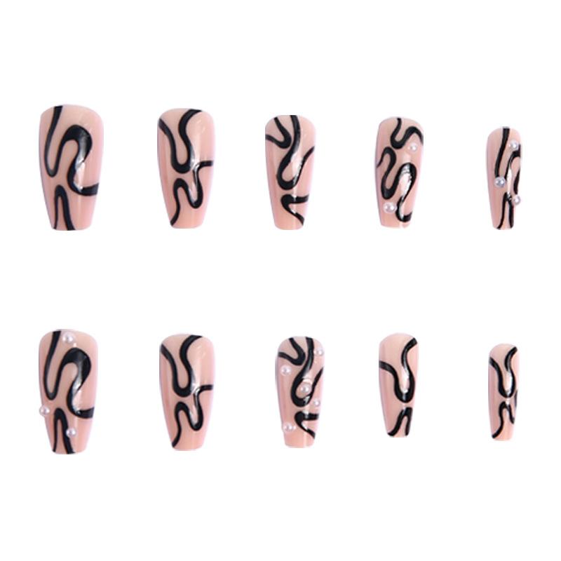 Wave Wearable Nails Fashionable And High-end Manicure Wearable Nails Fake Nails