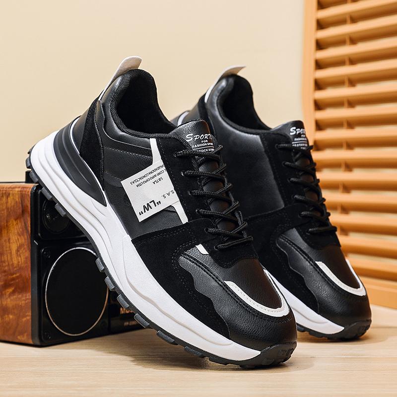 Men Women Patchwork Running Sneakers Light Breathable Cushion Sole Non Slip Daily Outdoor Walking Casual Shoes