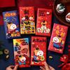 6Pcs New Year Red Envelope Horse Year Red Envelope Chinese Spring Festival Hongbao Lucky Money Pocket  New Year Decorations