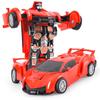 Popular Children's Deformed Toy Robot and Car Set for Educational Play At Street Markets and Night Stalls.